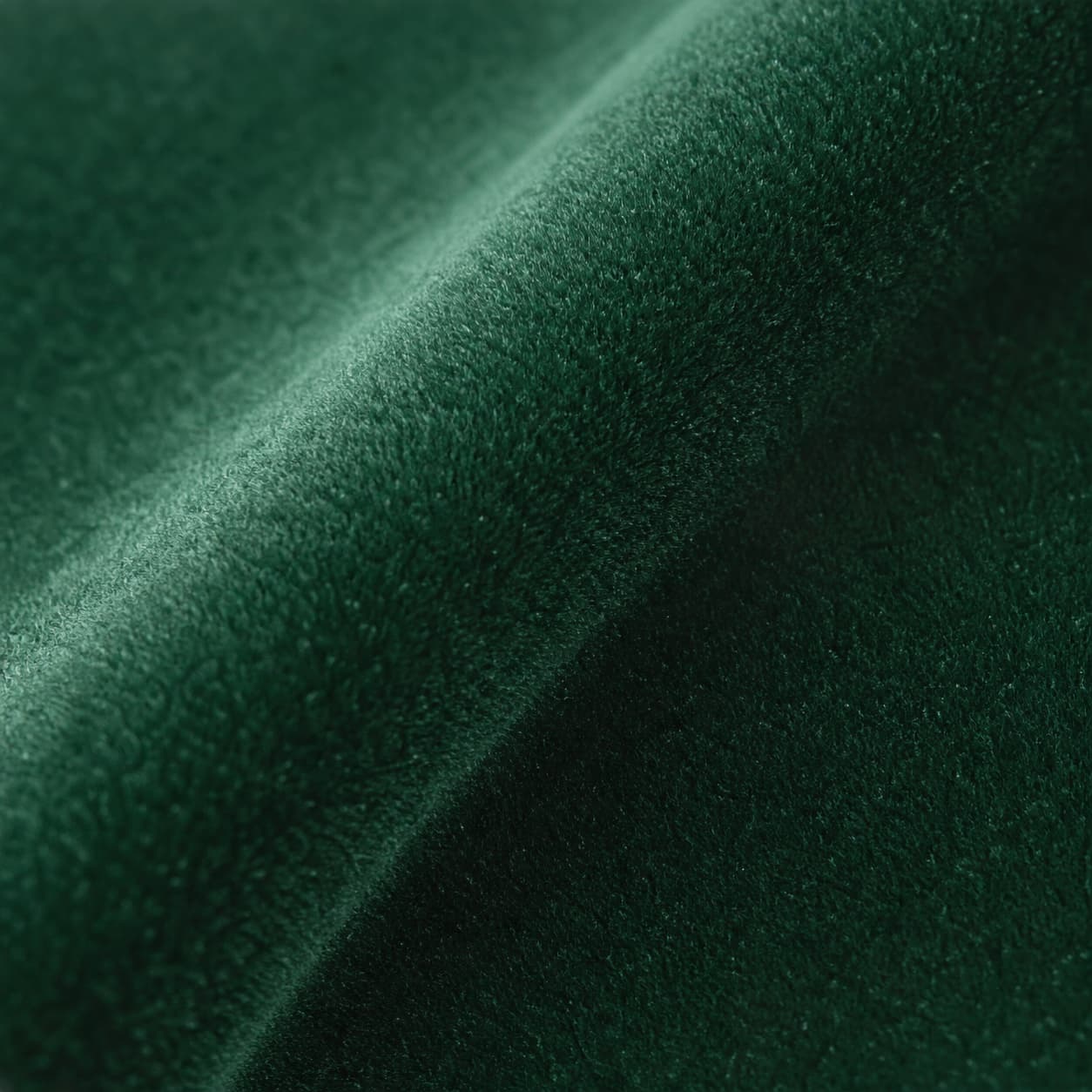 Nahaufnahme des Flors von 3000 Cotton Velvet in Smaragdgrün (Ref. 3808)